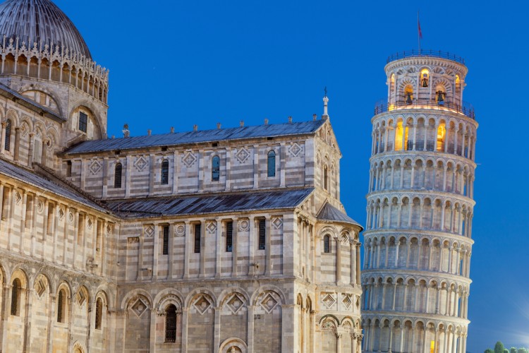 Leaning tower in Pisa, Tuscany, Italy