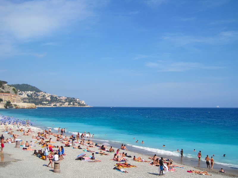 Promenade des Anglais in Nice, France