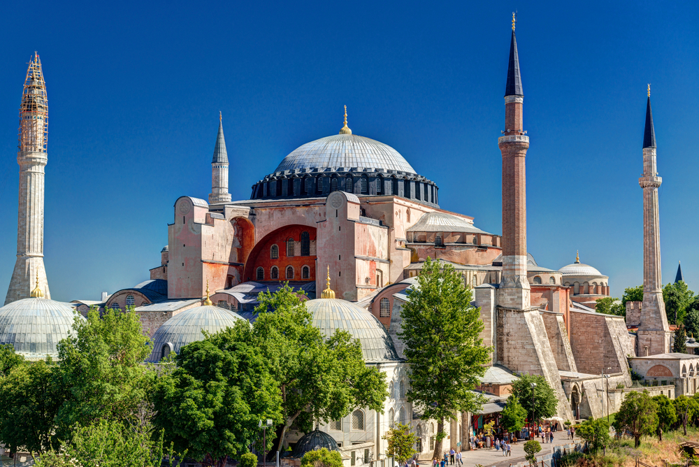 Hagia Sophia in Istanbul, Turkey.