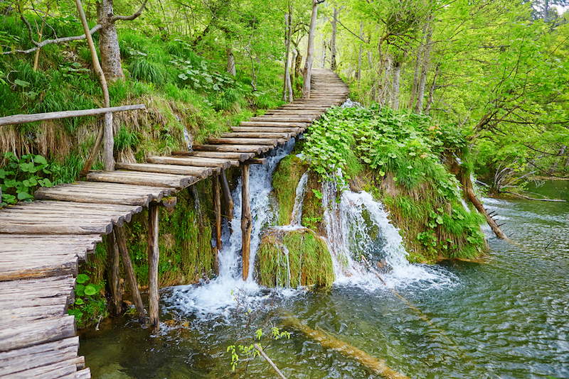 Plitvice lake in Croatia