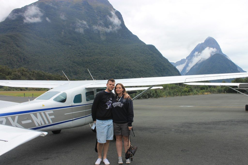 Arriving in Milford Sound