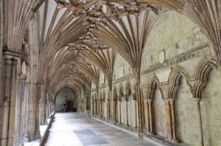 Cloister of the cathedral of Canterbury