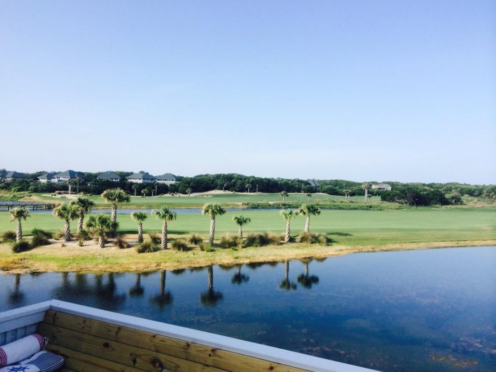 Overlooking the Golf Course from Balcony