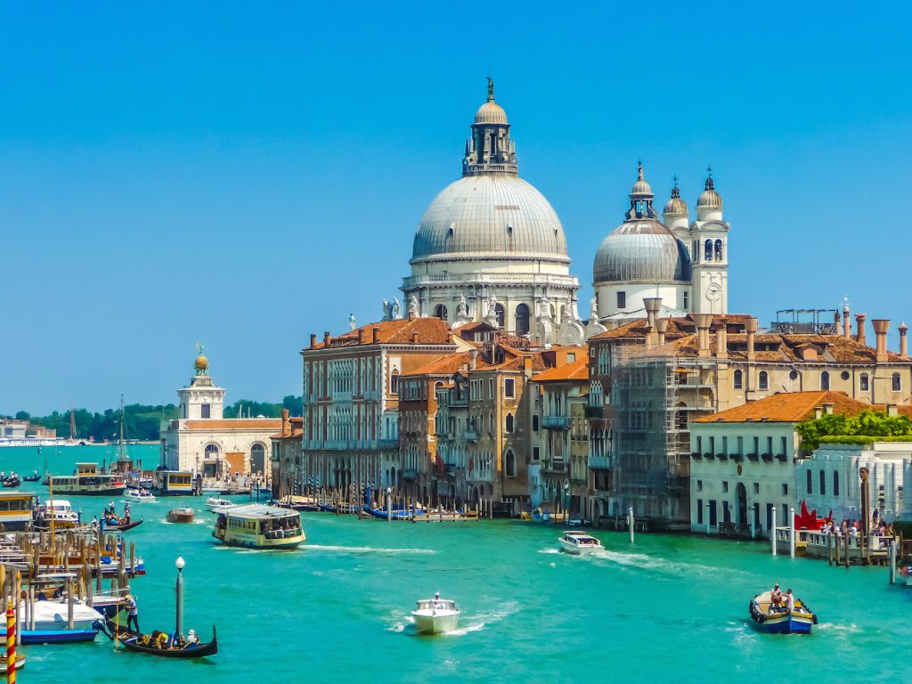 The Grand Canal in Venice, Italy