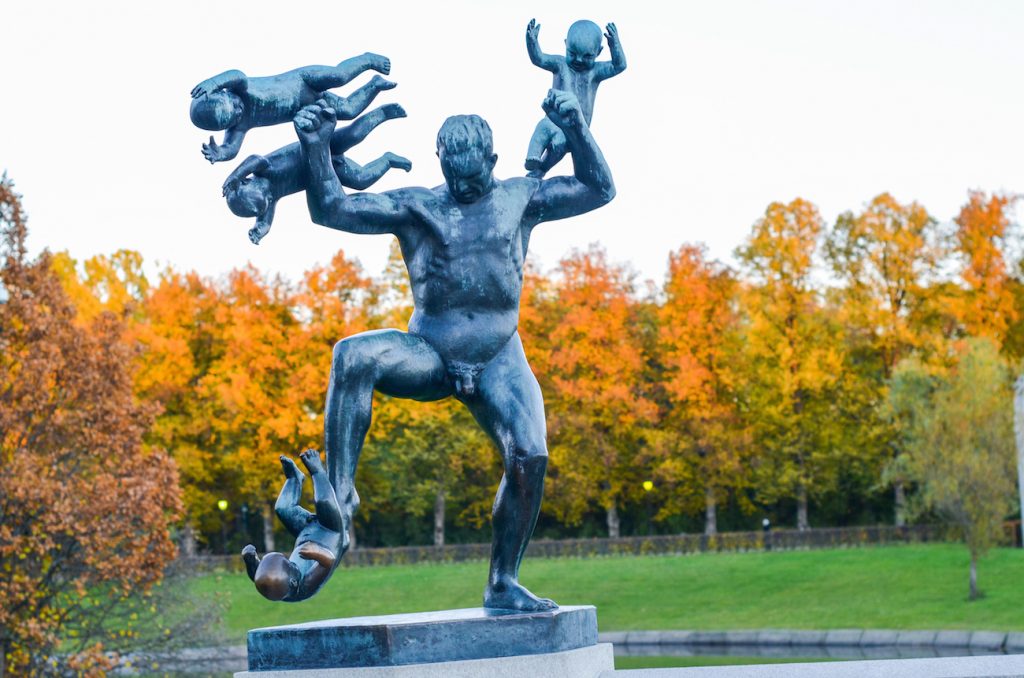 Vigeland Sculpture Park in Oslo