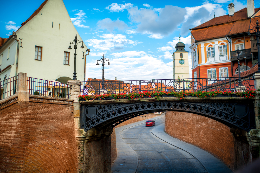 The bridge of Lies in Sibiu city, Romania