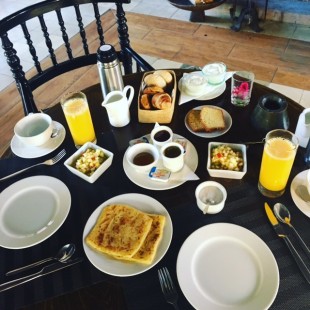 Msemen for breakfast in morocco